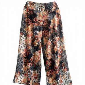 Floral Wide-Leg Pants
